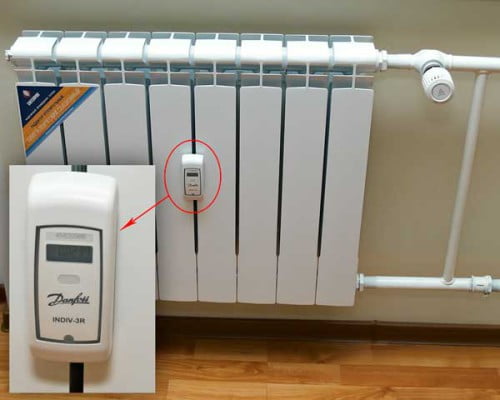 Фото: современный счетчик на отопление