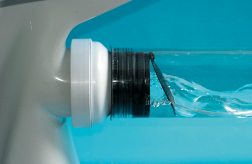 Фото: пластиковый обратный клапан для каналлизации