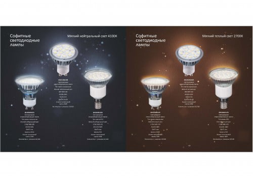 Фото: виды сапфировых светодиодных ламп