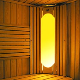 Фото: собственноручный светильник в баню
